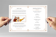 Funeral Program with Deco Border, a Flyer Template by BrandPacks (Thumbnail 2 of 8)