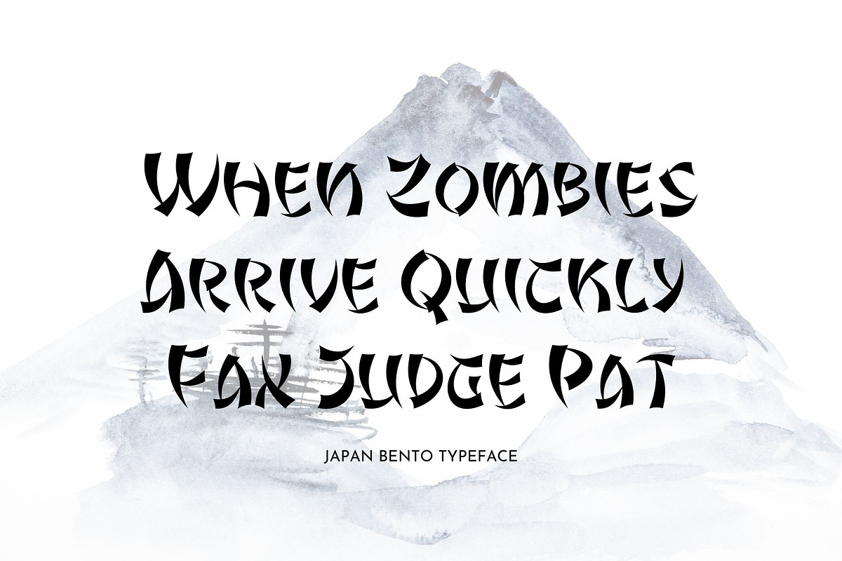 Japan Bento - Japanese Typeface, a Handwritten Font by Nirmana Visual (Photo 5 of 10)
