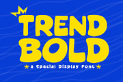 Trend Bold - Cozy & Display Font, a Handwritten Font by khurasan (Thumbnail 1 of 6)