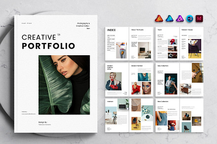 Creative Portfolio Template, a Magazine Template by DesignCrest