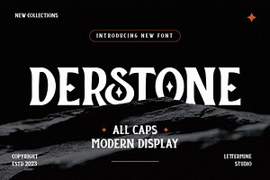 Derstone - All Caps Display Serif