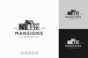 Vintage Luxury Mansions Logo, a Branding & Logo Template by tkzgraphic (Thumbnail 1 of 2)