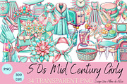 50s Fashion and Decor Accessories, an Object Illustration by Une Affaire de Filles (Thumbnail 1 of 5)