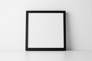 Black square frame mockup JPEG, an Arts & Entertainment Photo by Shablon