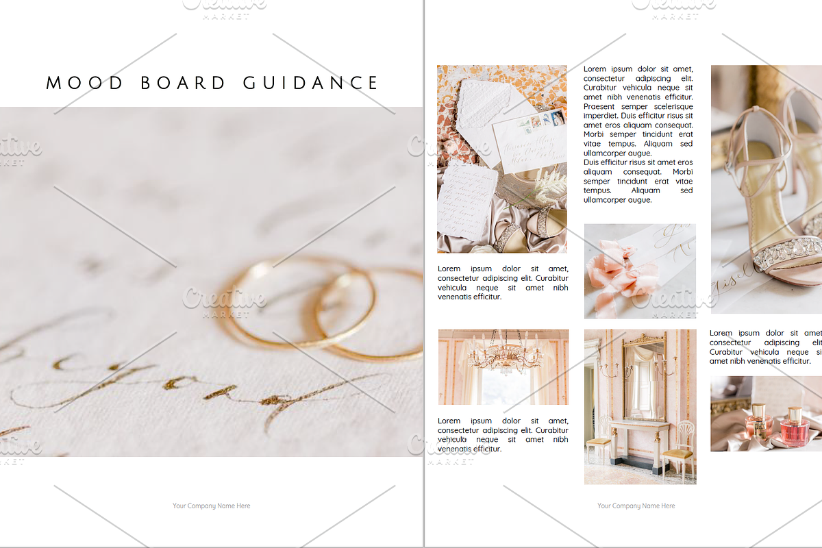Customizable Mood Board Template, a Templates & Theme by The Social Esthete (Photo 3 of 6)