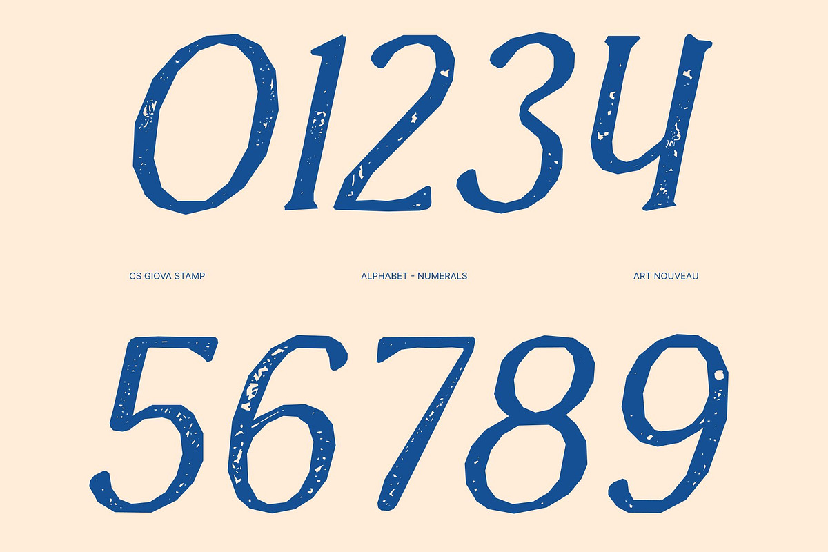CS Giova Stamp, a Serif Font by Craft Supply Co. (Photo 4 of 8)