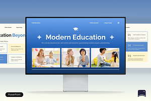 Modern Education Deck Template, a Presentation Template by Claymoon Lab