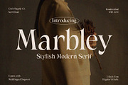 Marbley - Stylish Modern Serif, a Serif Font by Craft Supply Co. (Thumbnail 1 of 11)