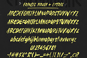 FRANCES BRUSH SVG Font, a Script Font by Cameron Humphries (Thumbnail 8 of 8)