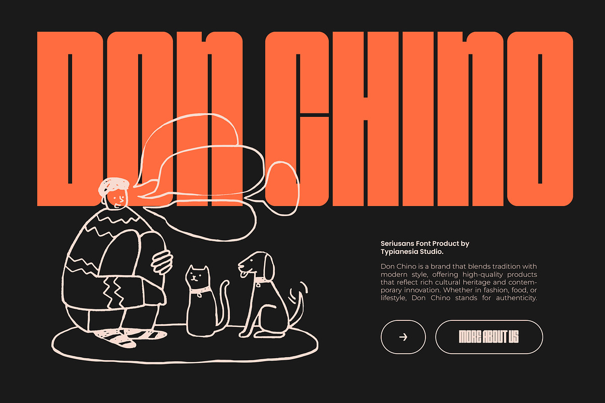 Seriusans - Condensed Sans Display, a Sans Serif Font by Typia Nesia (Photo 7 of 13)