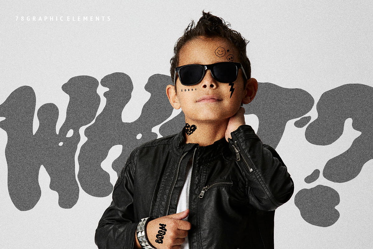Rebel Kids collection, an Illustration by tatiletters (Photo 2 of 10)