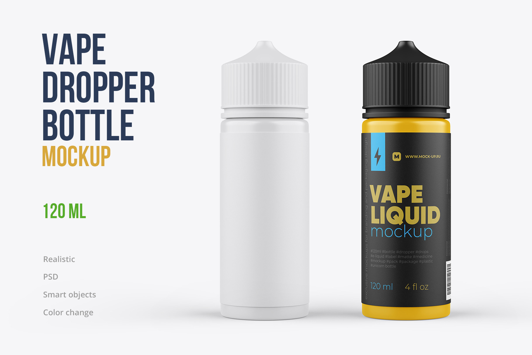 elfbar elfa master akku Vape / Unicorn Dropper Bottle MockUp + FREE PSD (3) main image 1