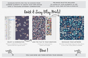 The Pattern Factory - Ditsy Florals