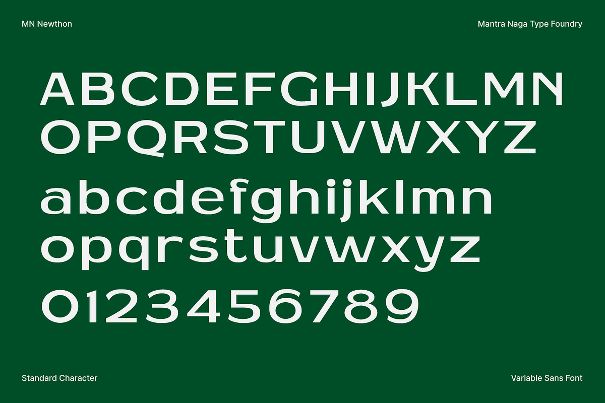 MN Newthon - Versatile Variable Font, a Sans Serif Font by Mantra Naga (Photo 7 of 20)