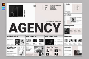 Agency Presentation Template, a Presentation Template by E-Type