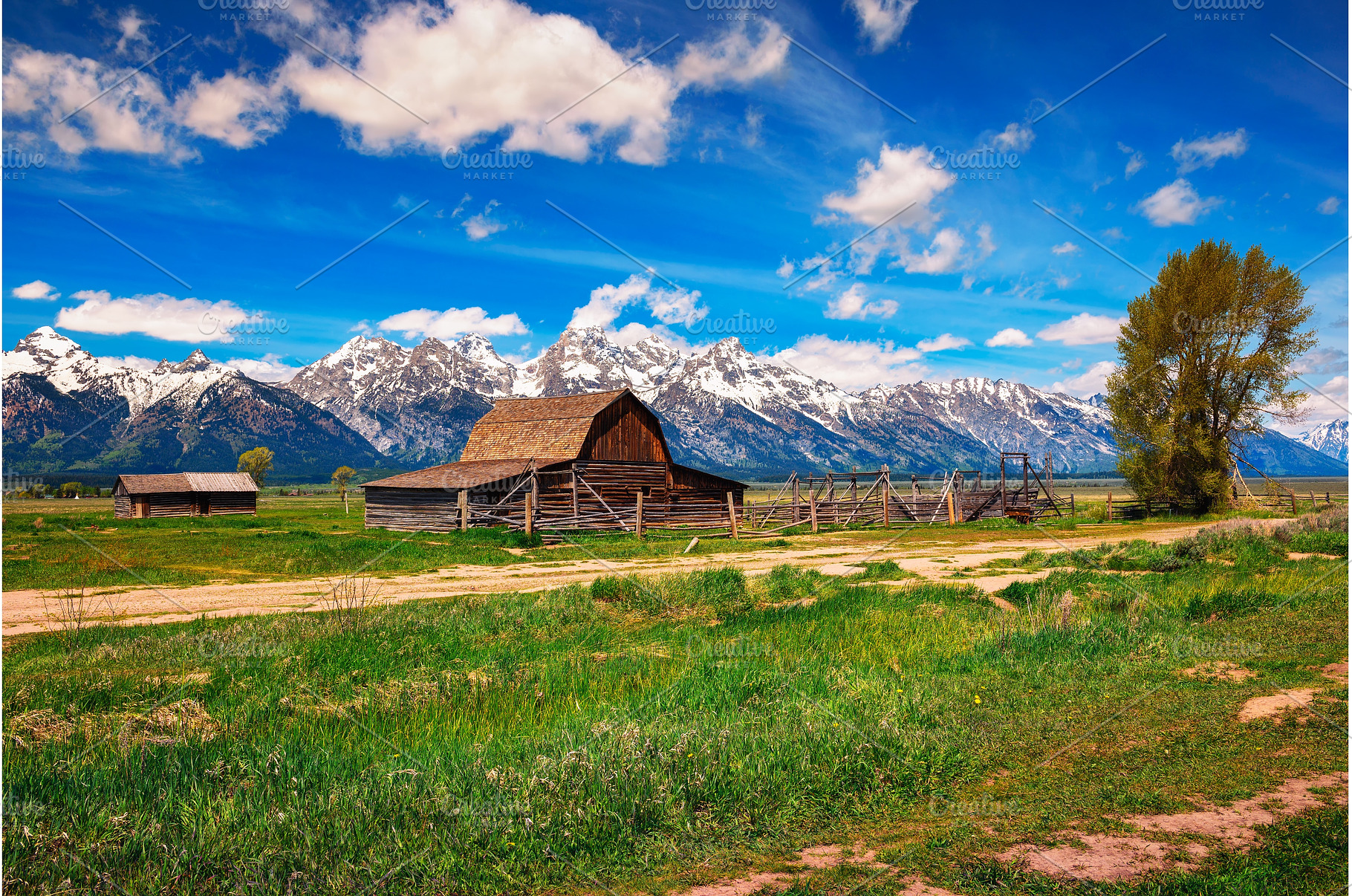 Historic John Moulton Barn at Mormon, a Nature Photo by Nick Fox
