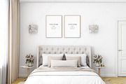 Frame Mockup Bedroom, a Poster Template by Mockup Shop (Thumbnail 1 of 2)