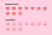 70 Geometric Hearts Logo, an Outline Icon by Abstracto-Create (Thumbnail 7 of 8)