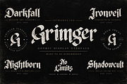 Grimger, a Blackletter Font by Wow Magic (Thumbnail 3 of 5)
