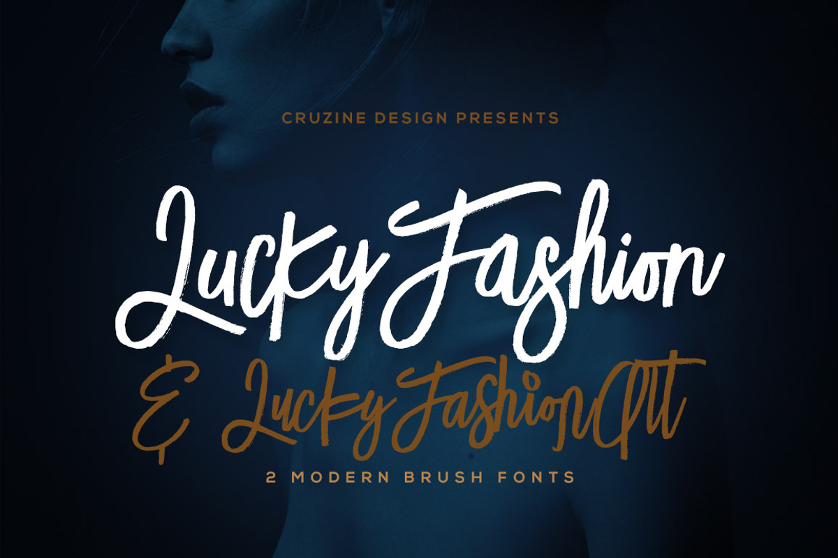 Lucky Fashion Brush Font