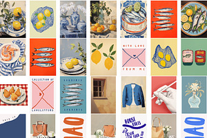 Modern Still Life Food Prints