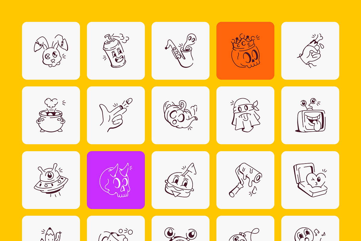 Graffiti and Grunge Doodles, an Outline Icon by Vectors Market (Photo 7 of 9)