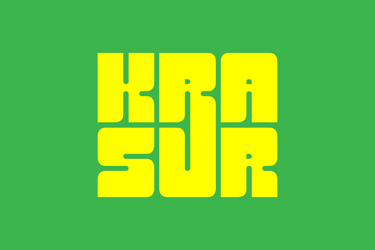 Krasur - Modern Display Typeface, a Font by Letterna (Photo 1 of 4)