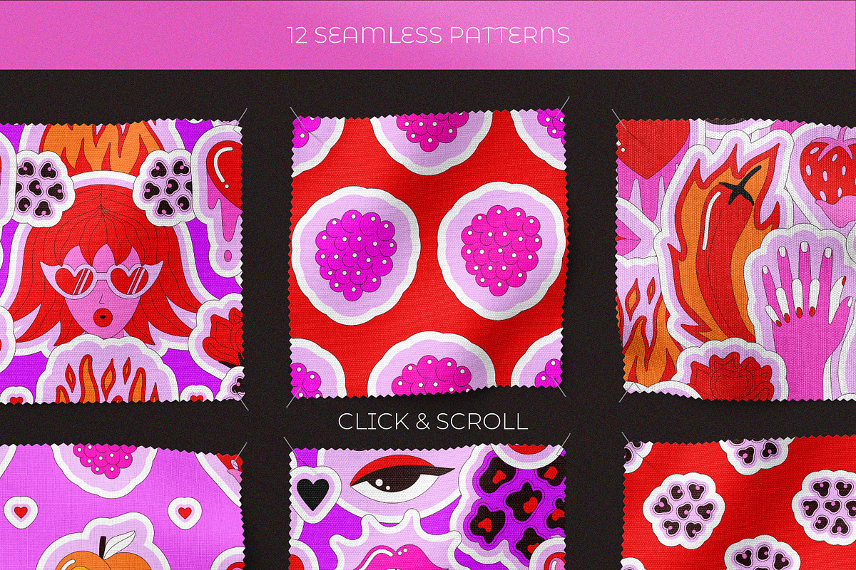 Passion - Bright Love Collection, a Decorative Illustration by Leila Divine (Photo 9 of 13)