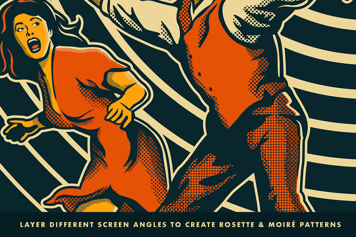 Horrific Halftones for Affinity, a Brush Add-On by RetroSupply Co. (Photo 7 of 21)