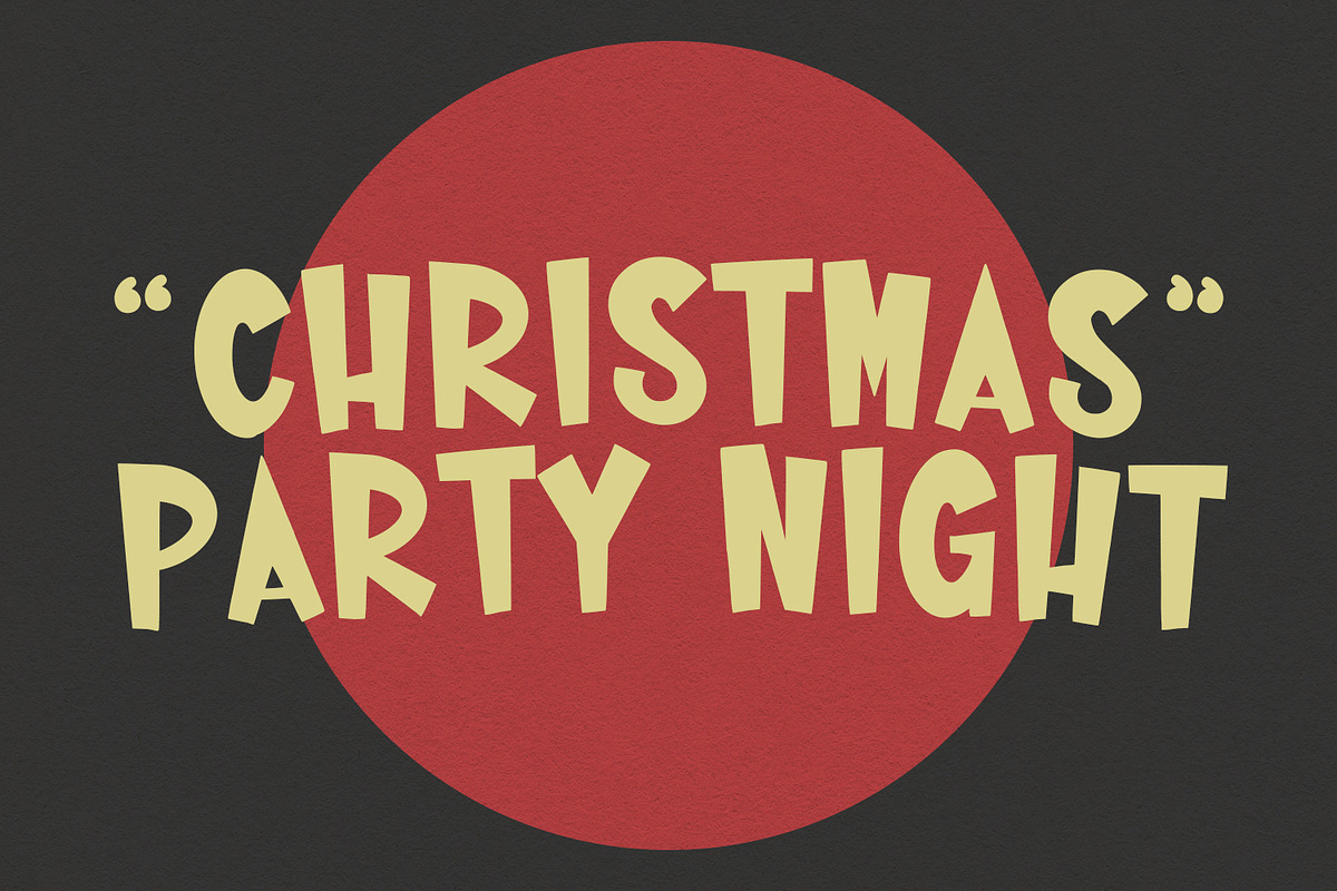 Josilca Christmas Display Font, a Sans Serif Font by Maulana Creative (Photo 5 of 7)