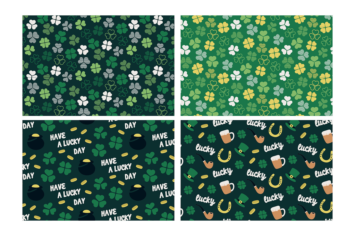 Lucky Saint Patrick's day patterns, a Pattern Graphic by RevolutionizZed (Photo 11 of 12)