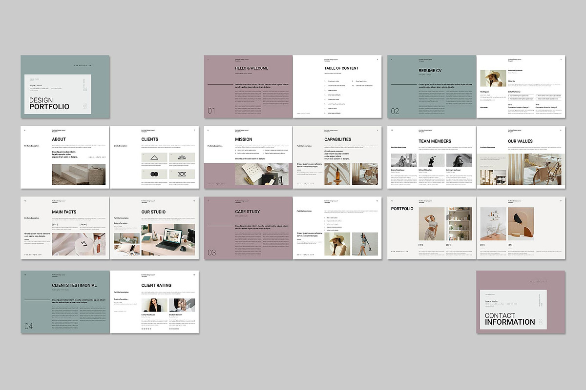 Portfolio & Resume Template Landscap, a Brochure Template by ElvinPrint (Photo 8 of 8)