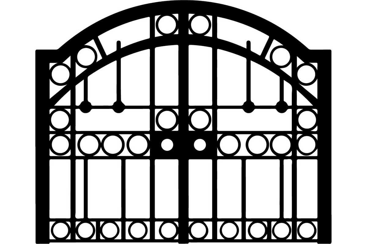 Modern Metal Gate, an Object Graphic by Creativeshirt (Photo 19 of 19)