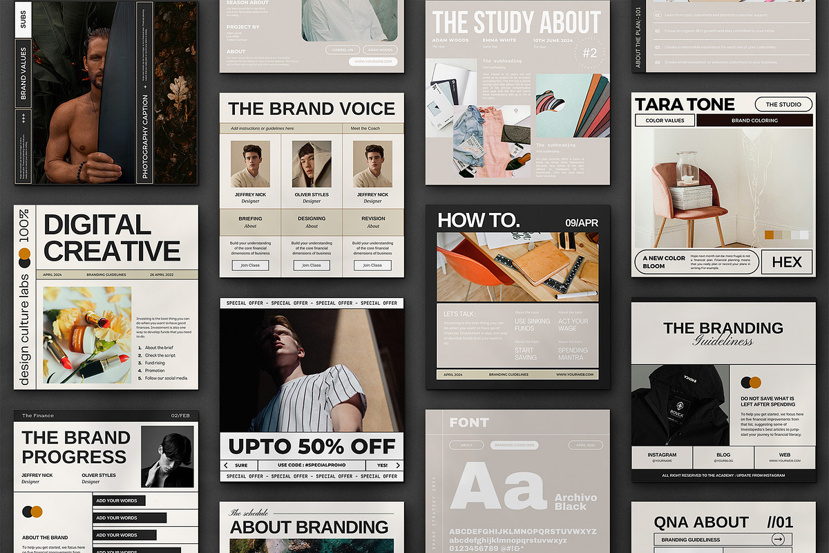TARA | Branding kit, a Social Media Template by Analogi Studio (Photo 9 of 9)
