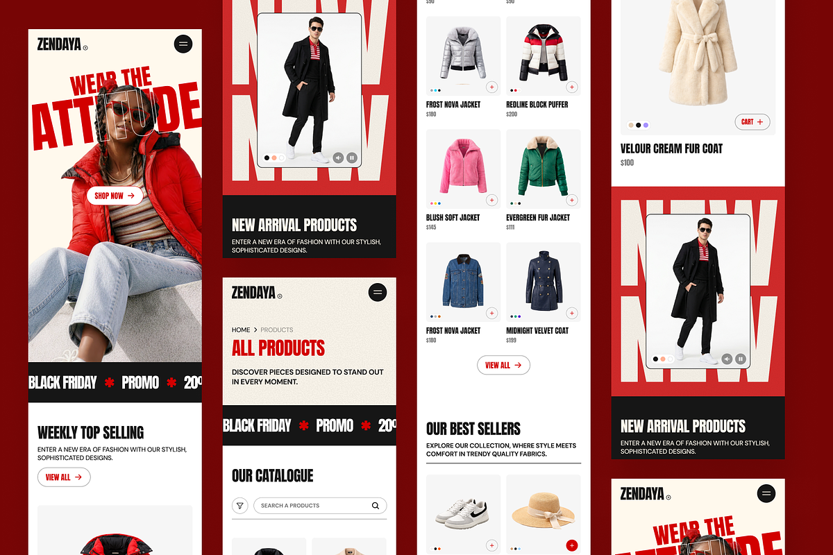 Zendaya - E Commerce Website, a Landing Page Template by SLAB! Design (Photo 5 of 5)