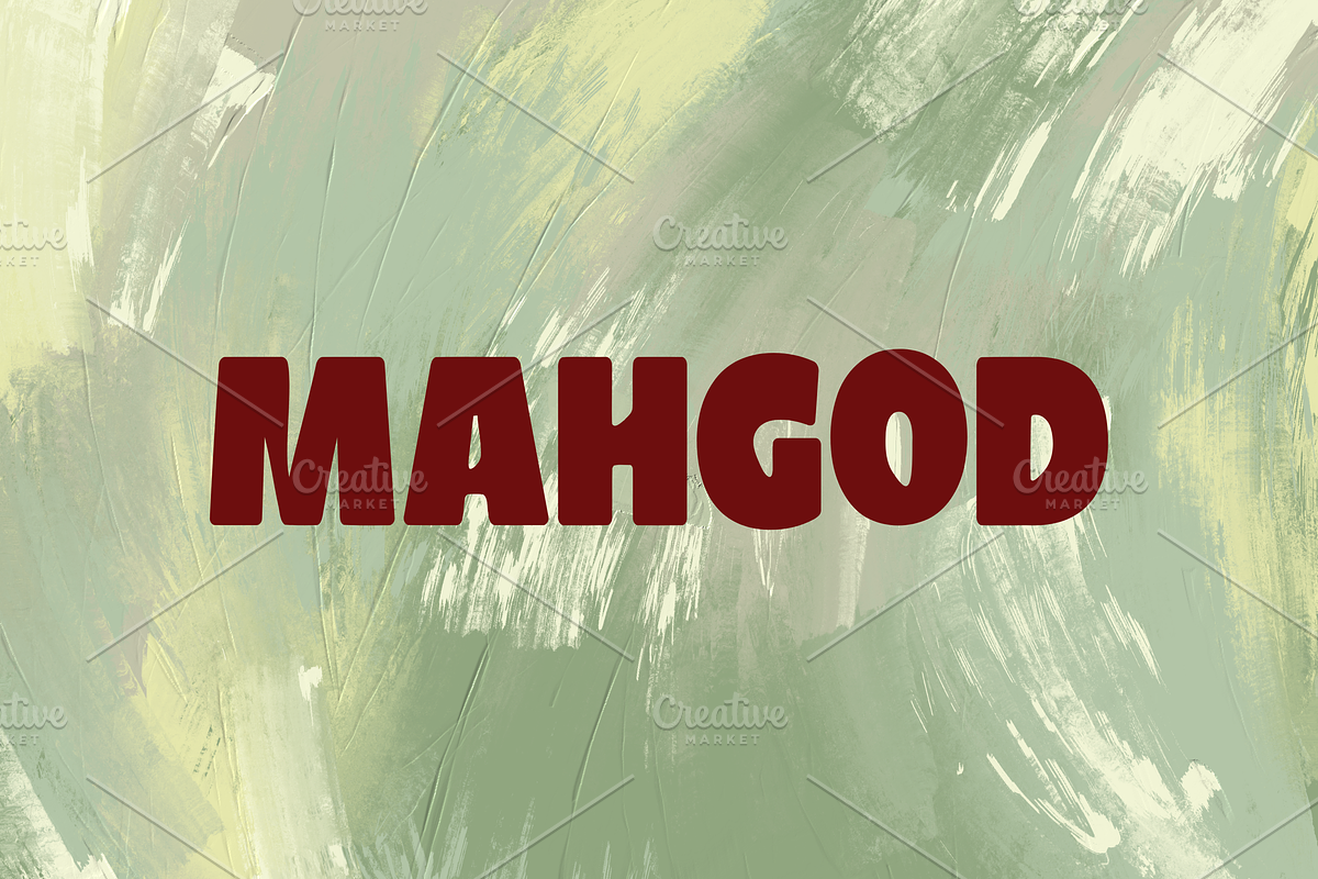 MAHGOD - Bold Display Font, a Blackletter Font by Grappict.com (Photo 2 of 4)
