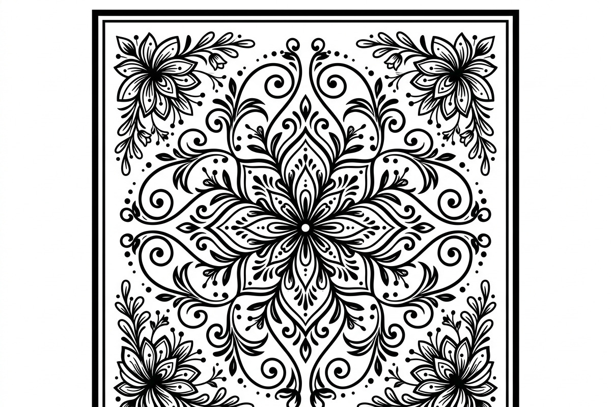 50 Elegant Floral Ornament Bundle, a Decorative Illustration by Amazin_art (Photo 8 of 29)