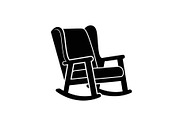 Rocking Chair Silhouette Bundle, an Illustration by Designs_River (Thumbnail 6 of 51)