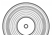 44 vector Music Audio Icon Set, an Outline Icon by adenpinkstore (Thumbnail 26 of 28)