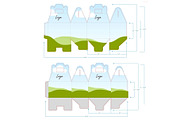 Gable Box Mockup + Template, a Packaging Mockup by Korner (Thumbnail 4 of 12)