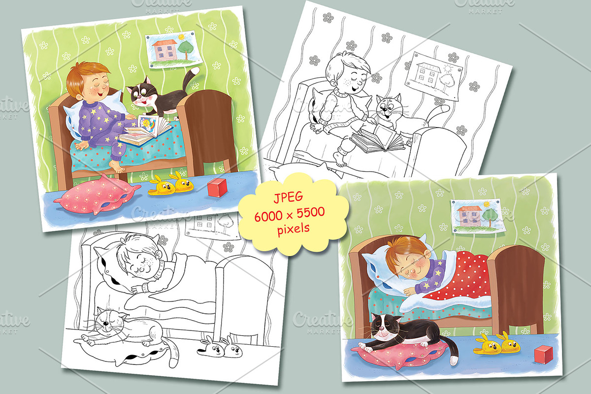 Little boy's day. Schedule, an Animal Illustration by Haso (Photo 7 of 12)