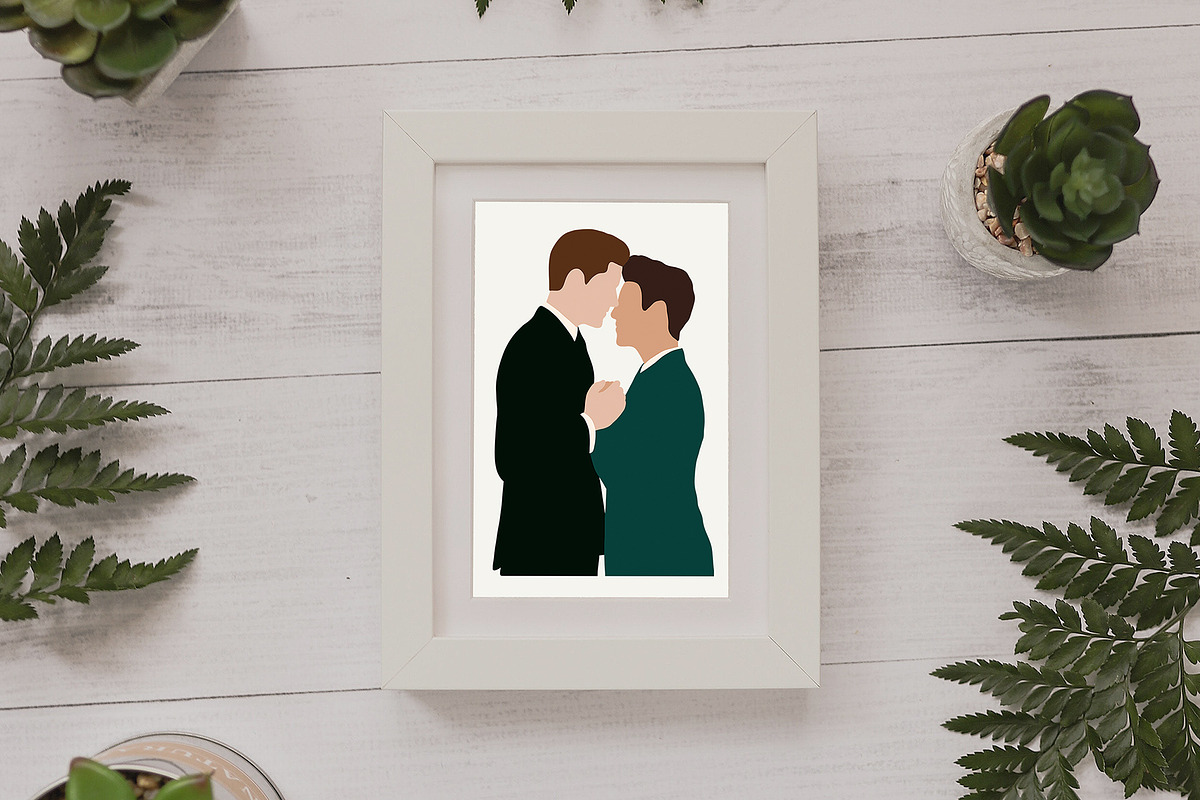 Abstract Gay couples, a Person Illustration by ApetekMarket (Photo 6 of 6)