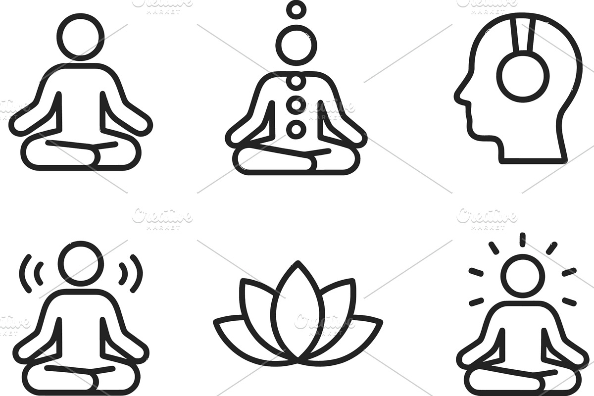 Vector illustration of line icons, an Object Illustration by ZinetroN