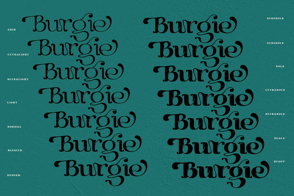Burgie, a Blackletter Font by alit design (Photo 16 of 18)