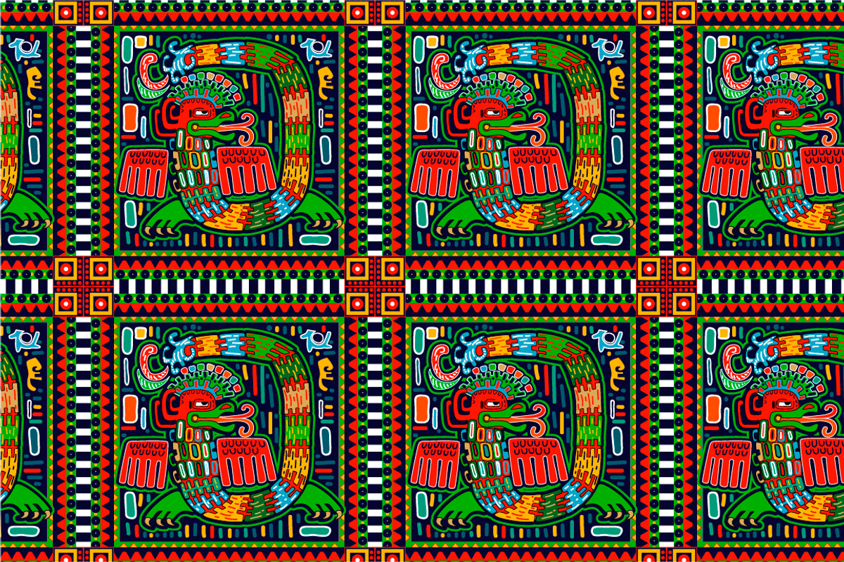 Maya seamless pattern preview 2