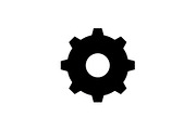 Gear & Cogwheel Silhouette Vector Bu, an Illustration by jahid234 (Thumbnail 40 of 51)