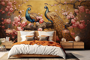 Japanese Ukiyo-e Peacock, a Wallpaper Graphic by Muzi pear studio (Thumbnail 6 of 12)