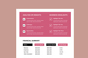 Business Monthly Report Template, a Flyer Template by MightyDesign (Thumbnail 4 of 8)