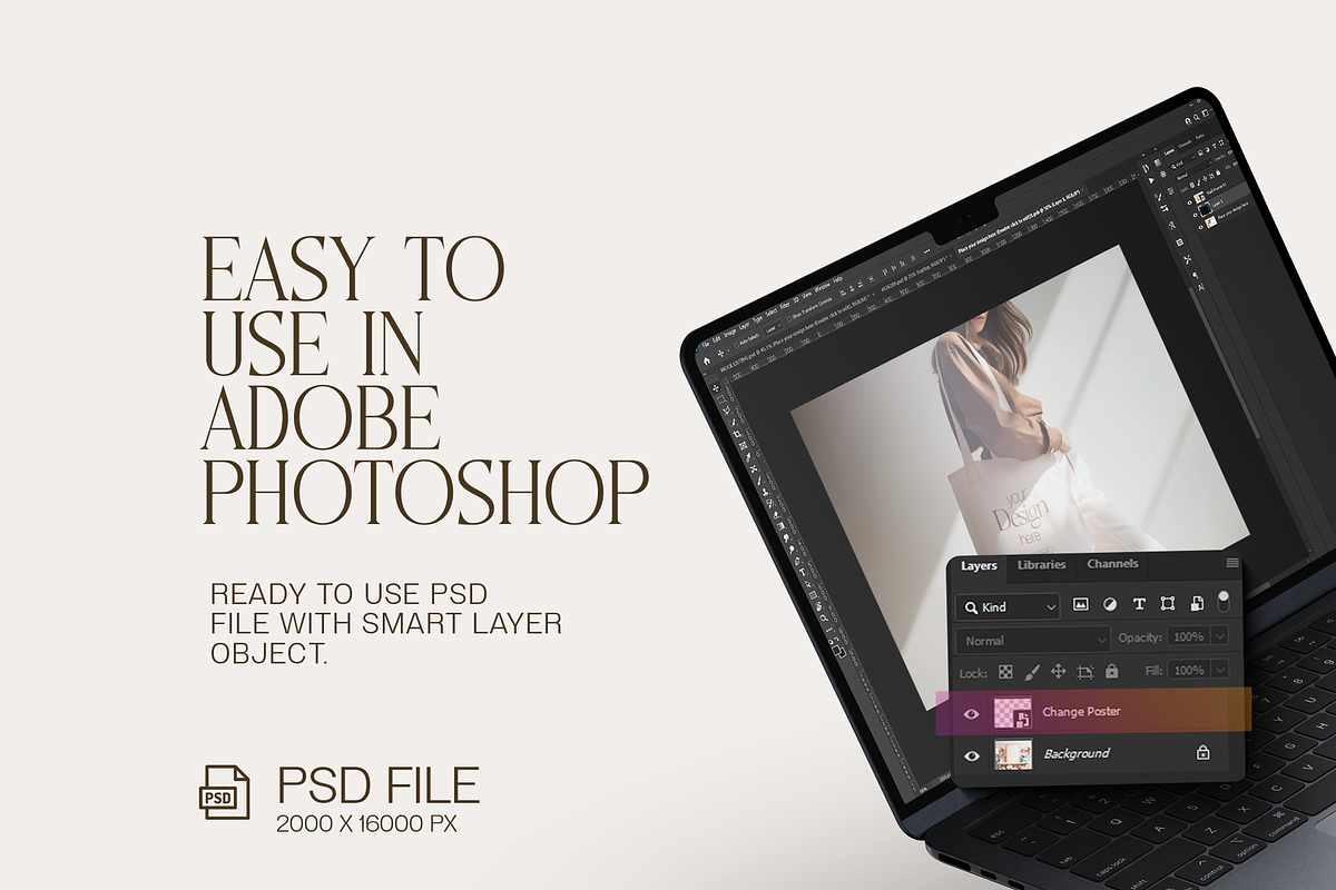50 Fashion Tote Bag Mockups PSD Bund, a Mockup by MockupShopi (Photo 3 of 10)