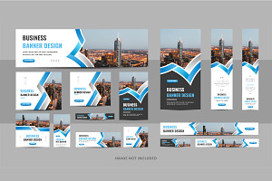 Business Web Banner Design Set, a Presentation Template by Pavel_design